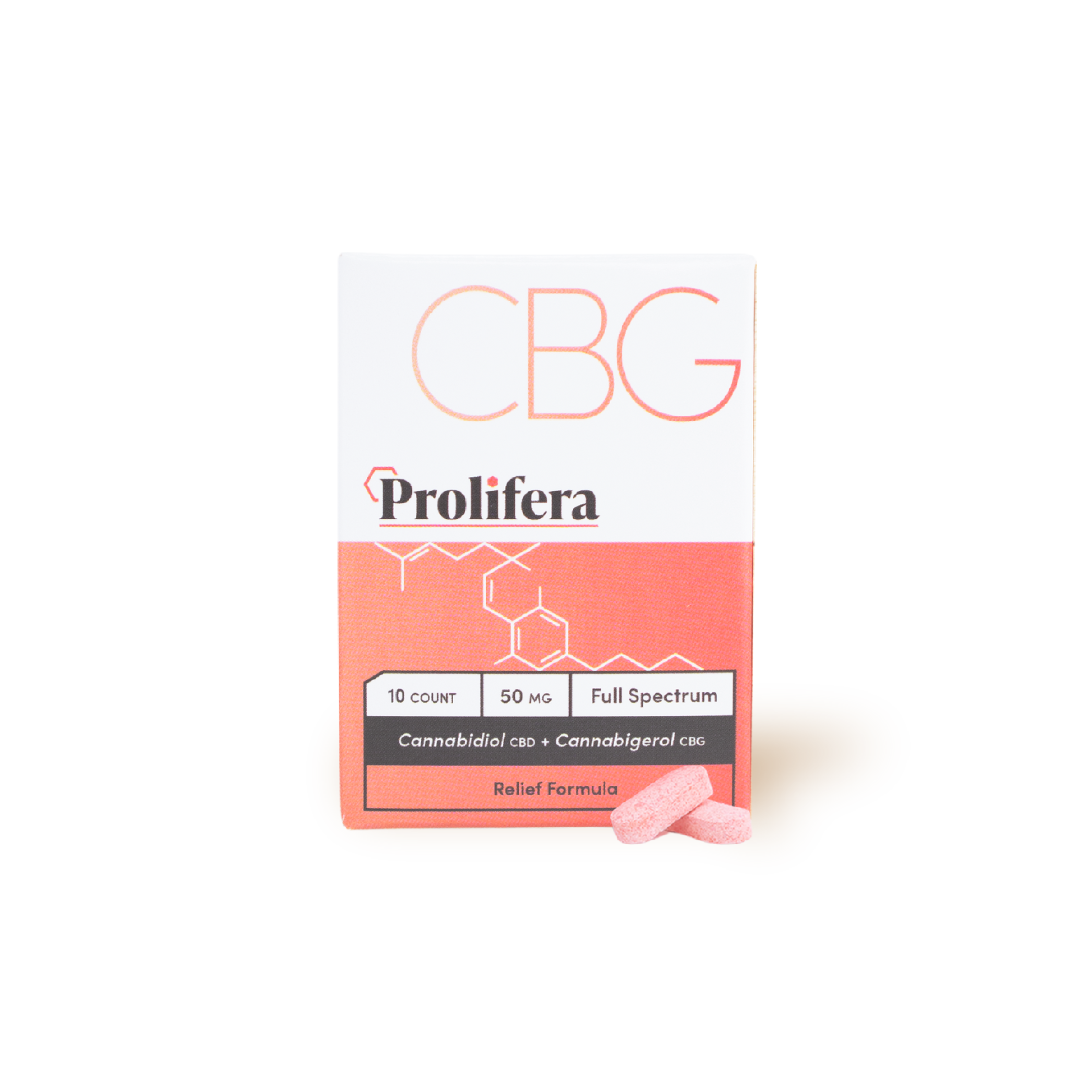 Prolifera Tablets for Relief: CBG+CBD