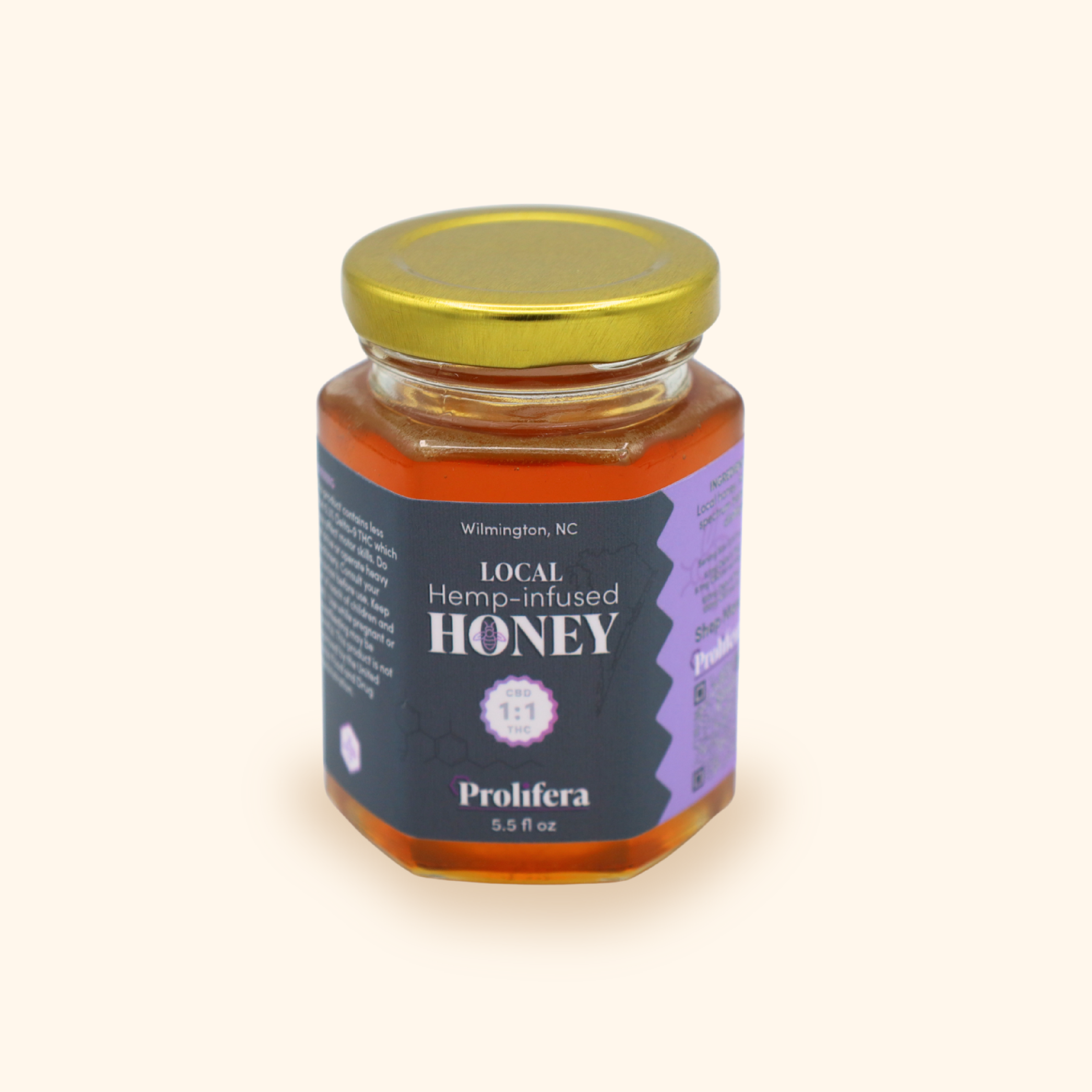 Hemp-infused Honey | 1:1 CBD, D9 THC Recipe