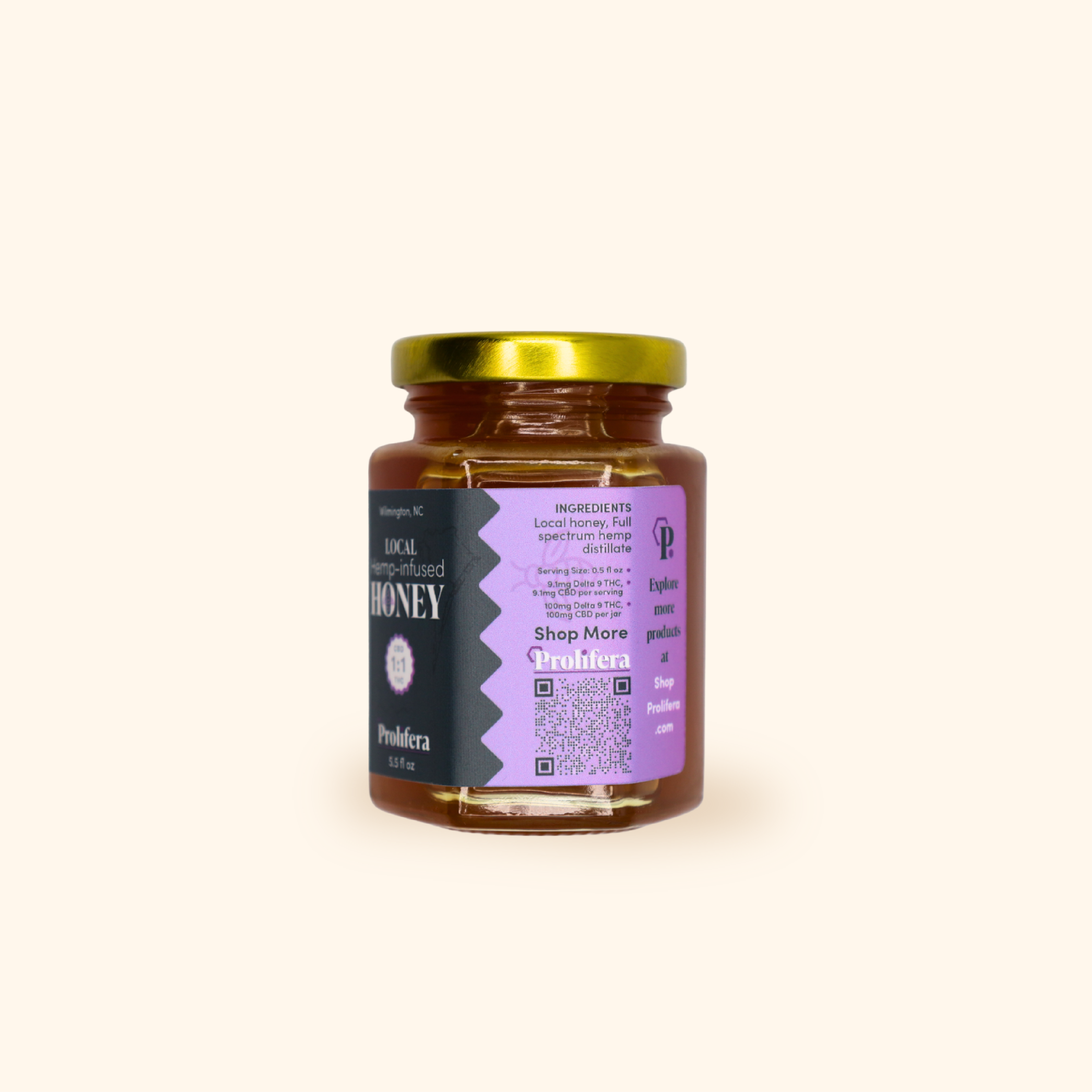 Hemp-infused Honey | 1:1 CBD, D9 THC Recipe