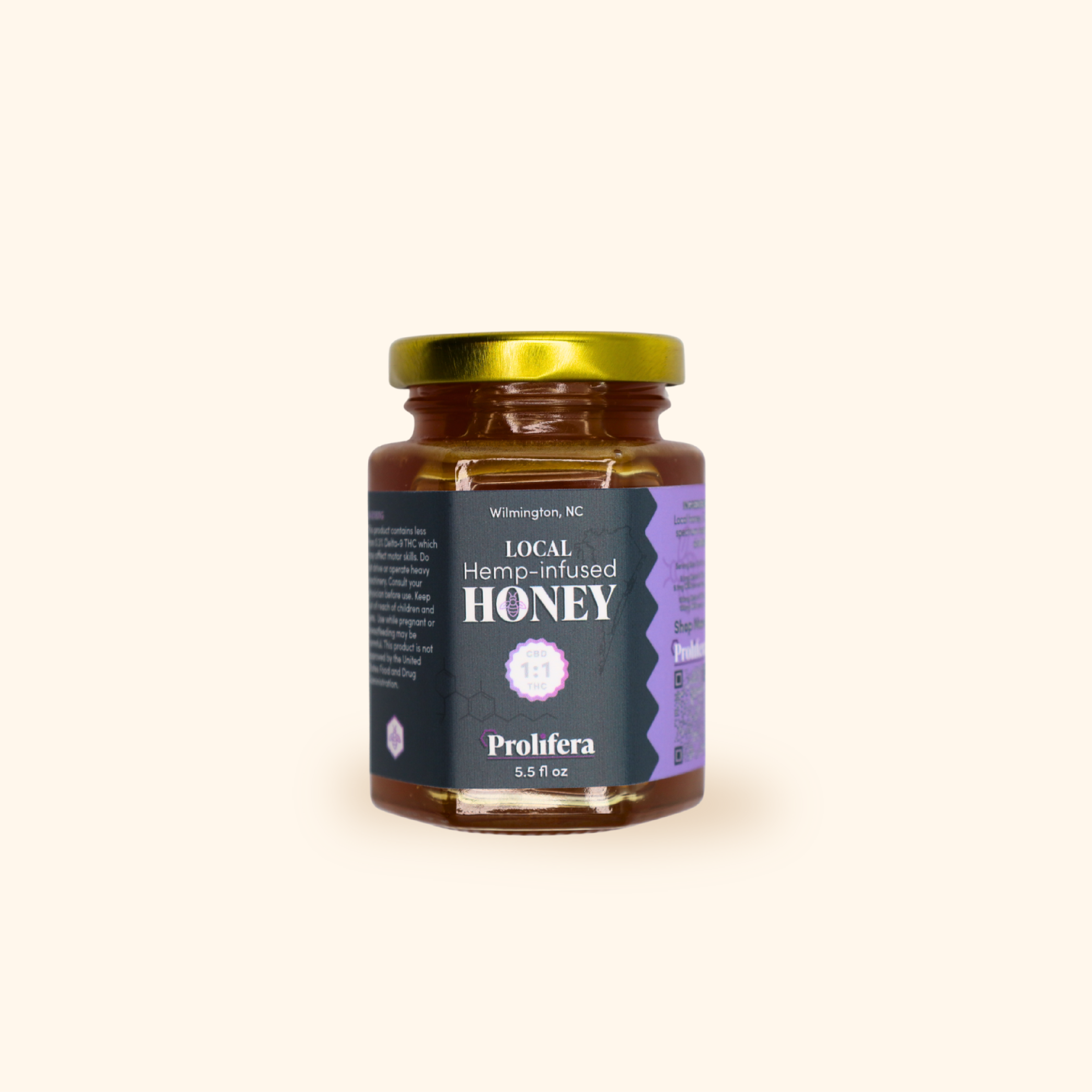 Hemp-infused Honey | 1:1 CBD, D9 THC Recipe
