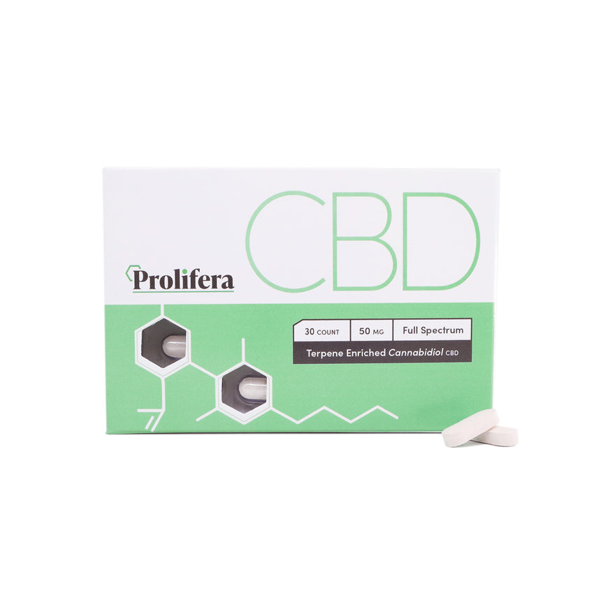 Prolifera CBD Tablets with Terpenes